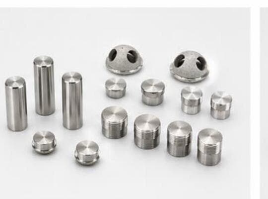 Bone screws and spherical orthopedic components.